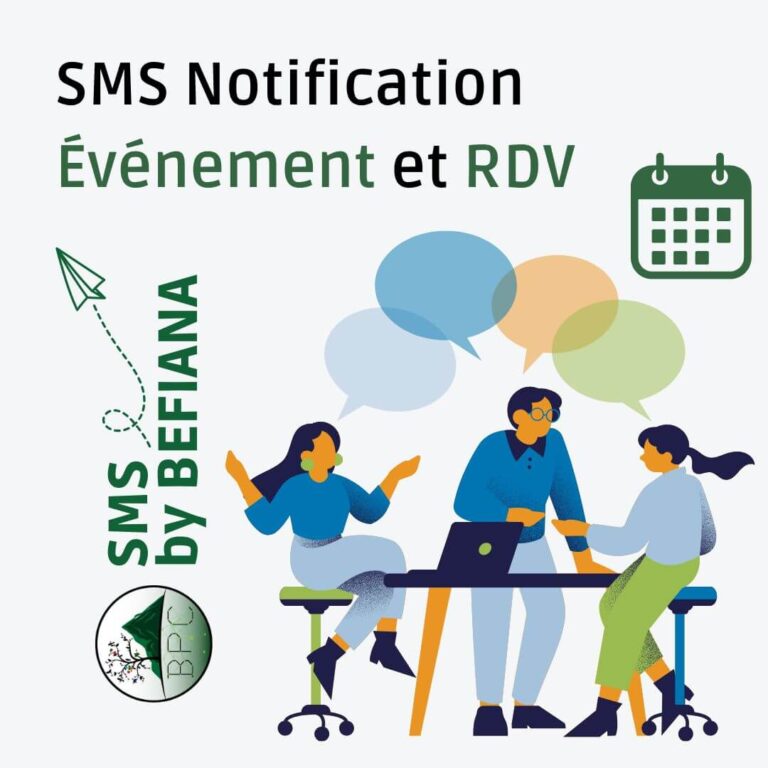 SMS Notification Événement et RDV - Simplifiez vos rappels avec SMS by BEFIANA