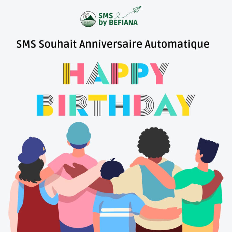 SMS Souhait Anniversaire Automatique - Fidélisez vos Clients avec SMS by BEFIANA